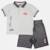 Ensemble polo et short bébé garçon été Gris+Marine 3 - vertbaudet enfant 