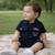 Ensemble chemiser et short  bébé   garçon imprimé  col chemise Gris+Kaki+Marine 14 - vertbaudet enfant 