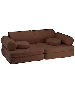 Chambre et rangement-Chambre-Canapé de jeu modulable enfant - settee convertible en teddy