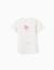 T-shirt en coton avec imprimé curiosity à l'avant Blanc 2 - vertbaudet enfant 
