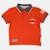 Ensemble polo et short  bébé   garçon imprimé  col chemise Bleu+Kaki+Orange 17 - vertbaudet enfant 