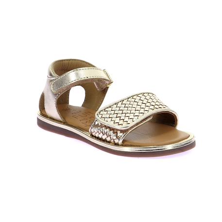 Sandales enfant mo paolo Or clair 1 - vertbaudet enfant 