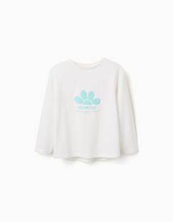 -T-shirt à manches longues et imprimé en relief