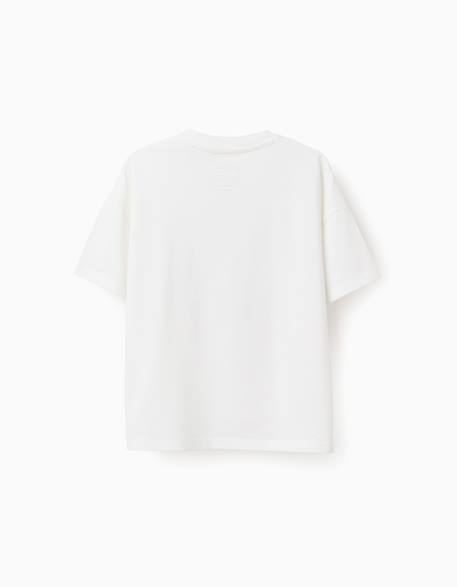 T-shirt en coton avec imprimé spider-man Blanc 2 - vertbaudet enfant 