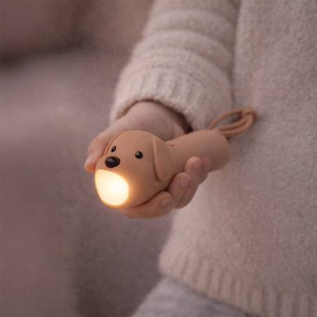 Lampe torche animaux en silicone pour enfants Beige+Bleu ciel+Camel+Écru+Marron+Orange+Rose+Taupe+Vert 44 - vertbaudet enfant 