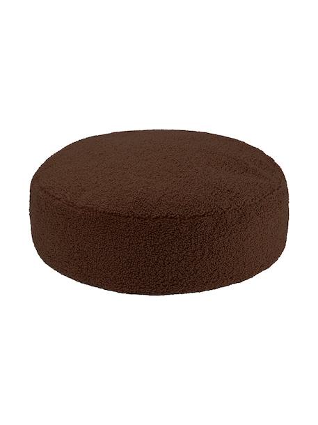 Pouf enfant ottoman rond - coussin de sol déhoussable en teddy Biscuit+Cream white+Guava+Maple+Matcha+Warm hazel 29 - vertbaudet enfant 