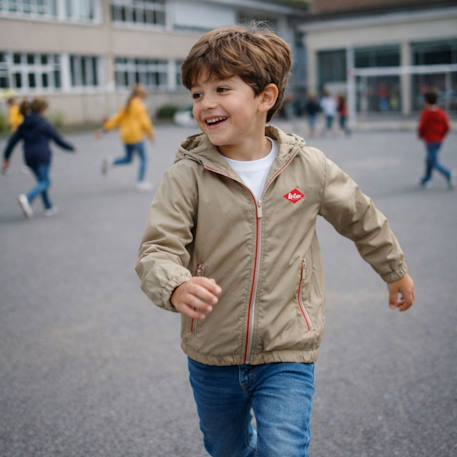 Veste garçon  à capuche Beige+Kaki+Marine+Noir 2 - vertbaudet enfant 