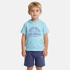 Ensemble sweat à capuche manches courtes et short garçon  - vertbaudet enfant