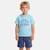 Ensemble sweat à capuche manches courtes et short garçon Bleu+Gris+Marine+Vert 1 - vertbaudet enfant 