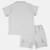Ensemble chemiser et short  bébé   garçon imprimé  col chemise Gris+Kaki+Marine 4 - vertbaudet enfant 
