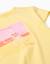 T-shirt en coton à imprimé floral 3d Blanc+Jaune clair 8 - vertbaudet enfant 