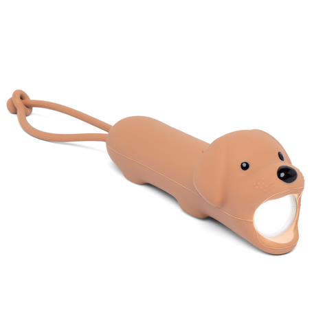 Lampe torche animaux en silicone pour enfants Beige+Bleu ciel+Camel+Écru+Marron+Orange+Rose+Taupe+Vert 45 - vertbaudet enfant 