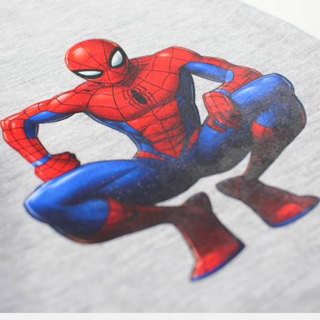 Ensemble garçon t-shirt manches courtes et short spider-man Gris+Rouge 5 - vertbaudet enfant 