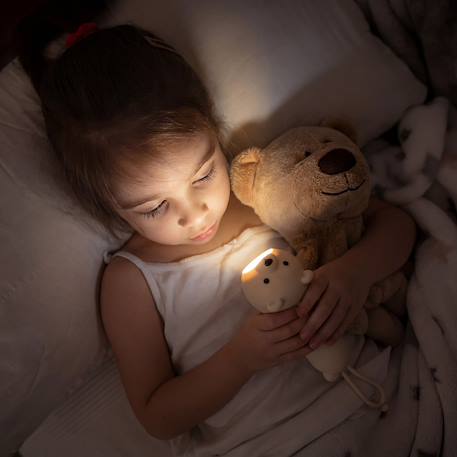 Lampe torche animaux en silicone pour enfants Beige+Bleu ciel+Camel+Écru+Marron+Orange+Rose+Taupe+Vert 20 - vertbaudet enfant 
