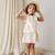 Robe enfant en popeline poésie d'été Vanille 5 - vertbaudet enfant 