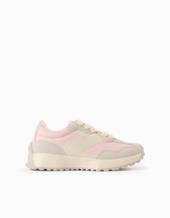 Chaussures-Baskets bi-matière à lacets superlight runner