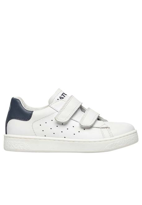 Baskets en cuir hasselt 2 vl. Blanc-bleu+Blanc-bleu-+Céleste+Marine+Marine- 6 - vertbaudet enfant 