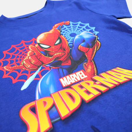 Ensemble garçon t-shirt manches courtes et short spider-man Gris+Rouge 4 - vertbaudet enfant 