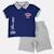 Ensemble polo et short bébé garçon été Gris+Marine 9 - vertbaudet enfant 