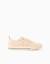 Baskets en toile avec motif floral et lacets Beige clair 1 - vertbaudet enfant 