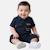 Ensemble chemiser et short  bébé   garçon imprimé  col chemise Gris+Kaki+Marine 13 - vertbaudet enfant 