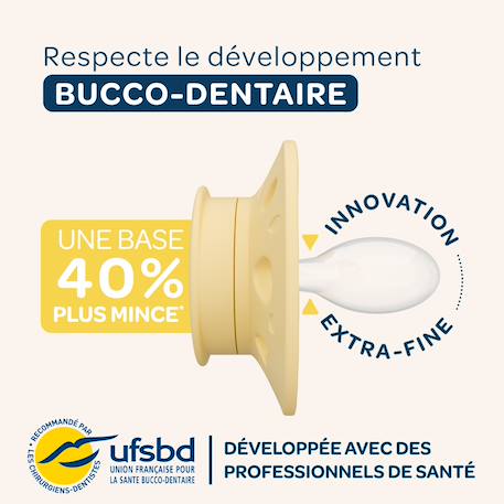 Sucettes anatomiques - 18 mois et plus Beige/marron+Beige/marron imprimé+Jaune+Jaune imprimé+Lilas+Lilas imprimé 15 - vertbaudet enfant 