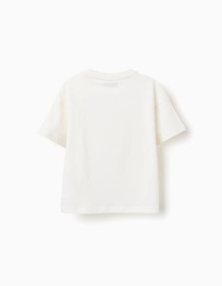 T-shirt en coton avec imprimé pikachu Blanc 2 - vertbaudet enfant 