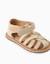 Sandales en cuir fermées avec lanières croisées Blanc 4 - vertbaudet enfant 