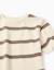 T-shirt en coton à rayures Beige clair 4 - vertbaudet enfant 