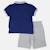 Ensemble polo et short bébé garçon été Gris+Marine 10 - vertbaudet enfant 