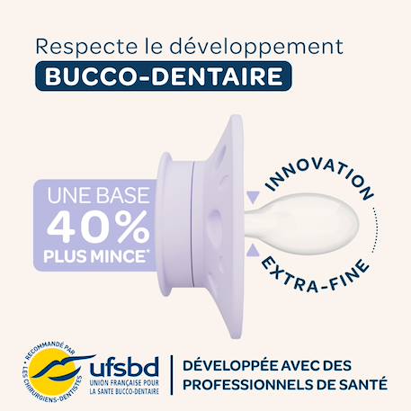 Sucettes anatomiques - 18 mois et plus Beige/marron+Beige/marron imprimé+Jaune+Jaune imprimé+Lilas+Lilas imprimé 19 - vertbaudet enfant 