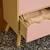 Commode enfant décor bois 3 tiroirs, pieds bois de pin - 80 x 30 x 79 cm - azur Naturel+Rose+Vert 12 - vertbaudet enfant 