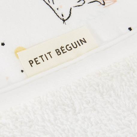 Bavoir d'épaule bébé hello baby Ecru 3 - vertbaudet enfant 