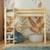 Pack lit mezzanine avec matelas bois massif aaron Blanc+Bois naturel 9 - vertbaudet enfant 