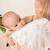 Bavoir d'épaule bébé hello baby Ecru 4 - vertbaudet enfant 