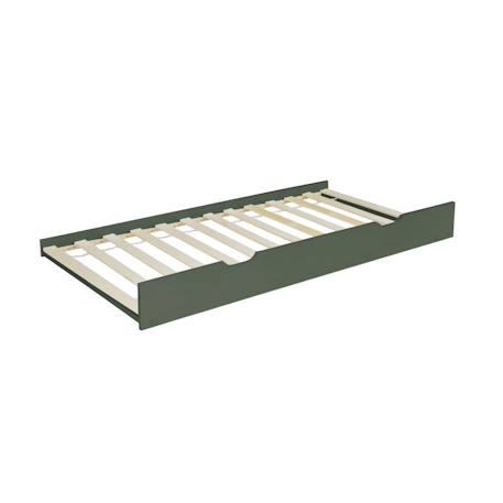 Tiroir lit enfant bois de pin naturel - roya Blanc+Vert 8 - vertbaudet enfant 