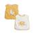 Lot de 2 bavoirs bébé hawaiki Ocre 2 - vertbaudet enfant 