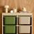 Meuble de rangement enfant 6 bacs de rangement en plastique colorés - sora Moutarde+Vert olive 10 - vertbaudet enfant 