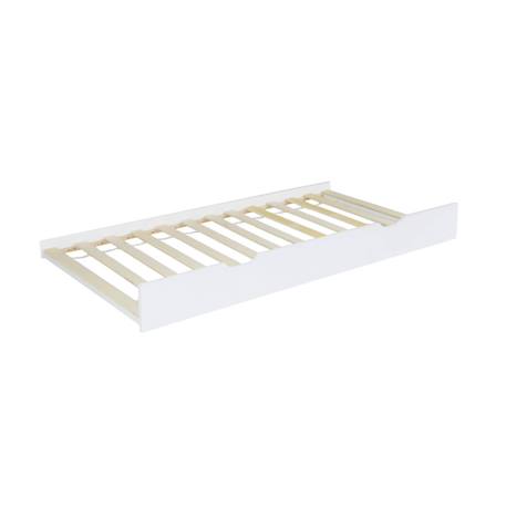 Tiroir lit enfant bois de pin naturel - roya Blanc+Vert 2 - vertbaudet enfant 