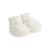Turban bébé et chaussons en tricot hello baby Ecru 4 - vertbaudet enfant 