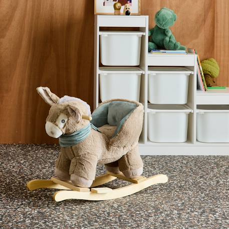 Fauteuil âne à bascule pour enfant Blanc 1 - vertbaudet enfant 