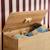Coffre à jouets décor bois cannage, couvercle, poignées latérales pour chambre enfant Naturel 6 - vertbaudet enfant 