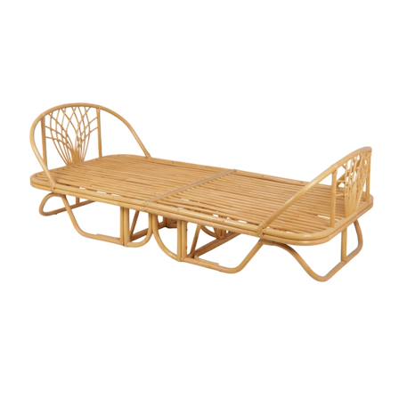 Lit enfant exotique 90 x 190 cm rotin naturel - arlo Rotin naturel 2 - vertbaudet enfant 