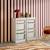 Meuble de rangement enfant 4 bacs de rangement, 41,5 x 30 x 89cm (lot de 2) Blanc+Naturel 3 - vertbaudet enfant 