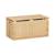 Coffre à jouets décor bois cannage, couvercle, poignées latérales pour chambre enfant Naturel 2 - vertbaudet enfant 