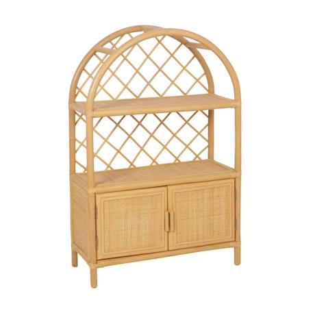 Bibliothèque enfant exotique rotin naturel - 70x30x106cm - arlo Rotin naturel 2 - vertbaudet enfant 