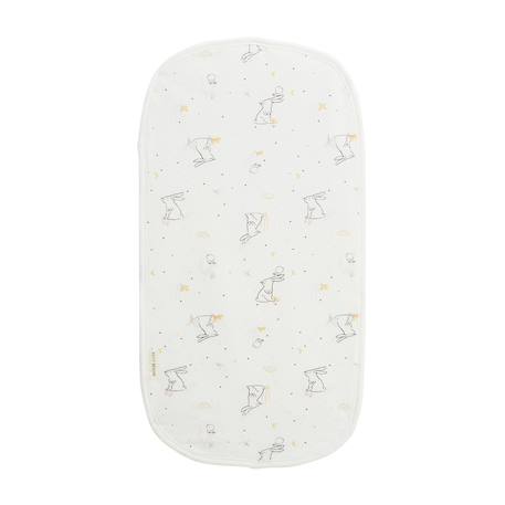 Bavoir d'épaule bébé hello baby Ecru 2 - vertbaudet enfant 