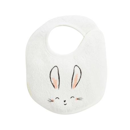 Lot de 2 bavoirs bébé hello baby Ecru 5 - vertbaudet enfant 