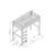 Pack lit mezzanine avec matelas bois massif aaron Blanc+Bois naturel 12 - vertbaudet enfant 