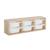 Meuble de rangement pour enfant, 6 bacs en plastique Naturel 2 - vertbaudet enfant 